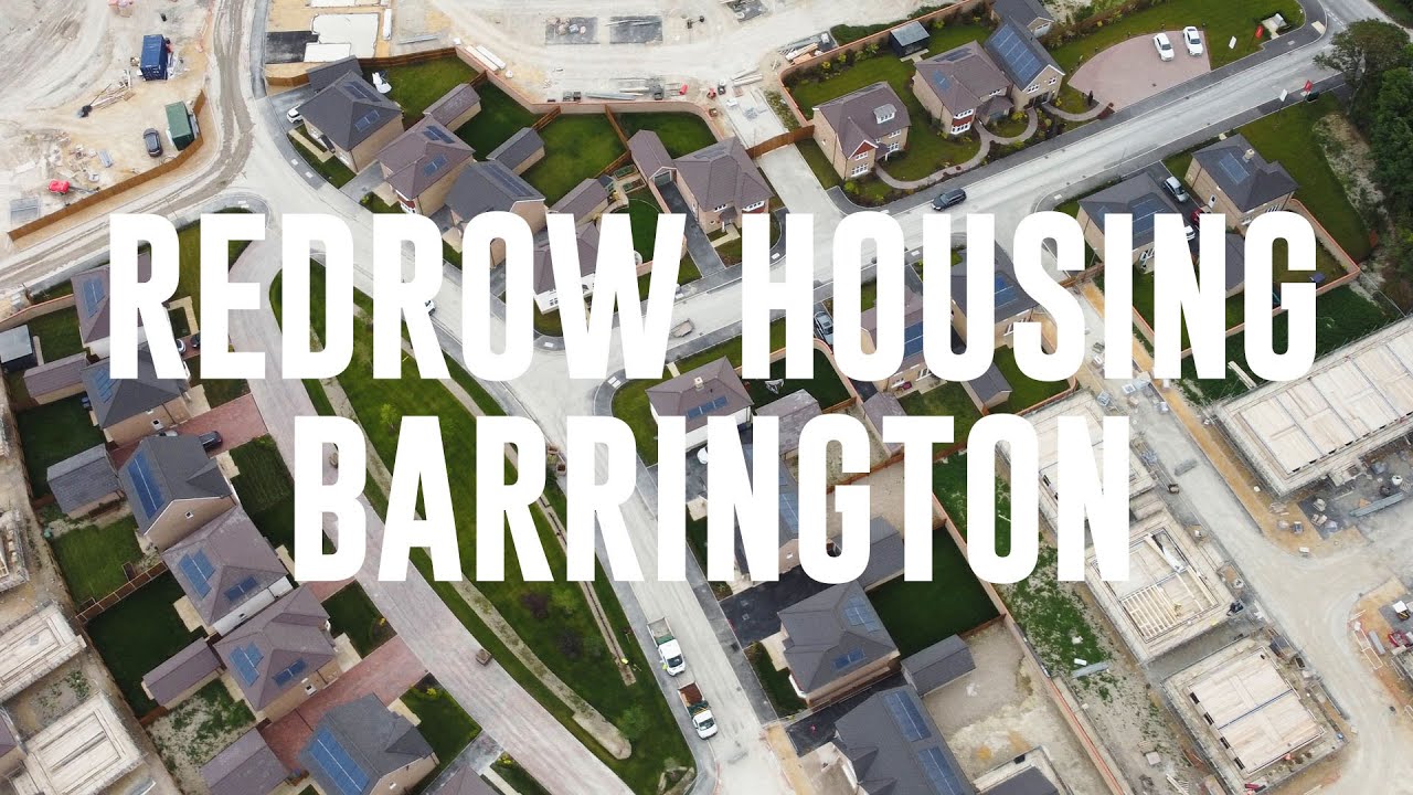 2022 All Saints Gardens Barrington Development, 4K Drone Aerial Footage, Cambridgeshire