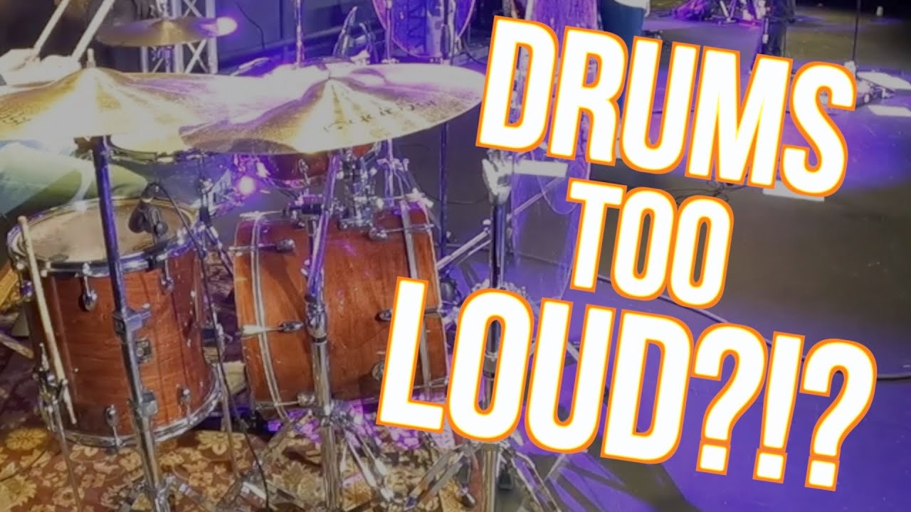 Controlling Drum Volume In Smaller Spaces...