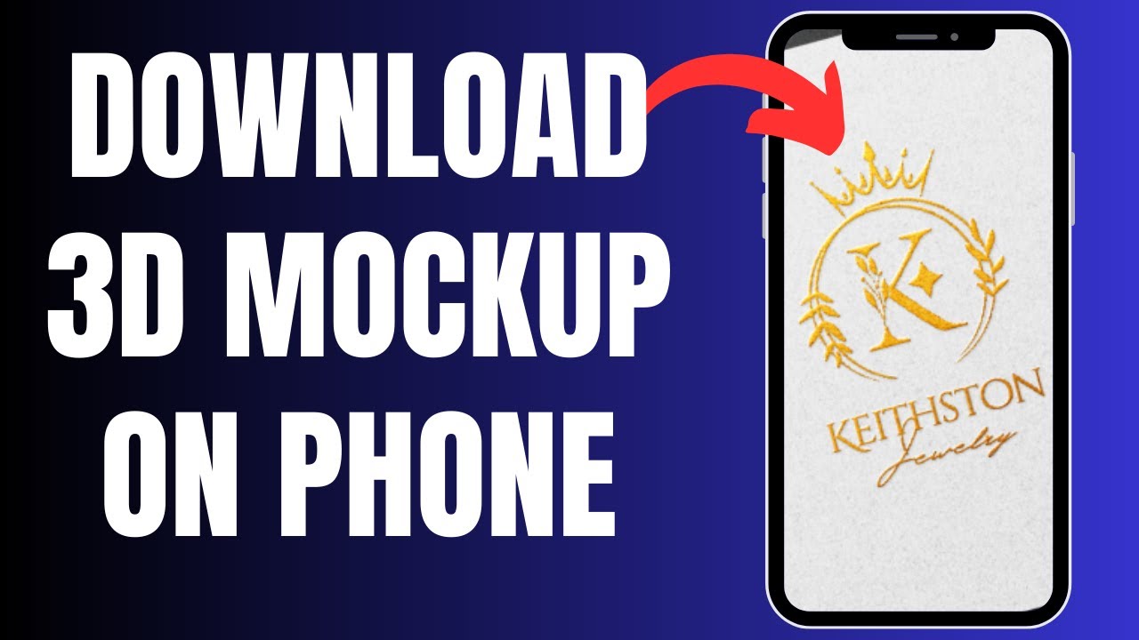 How to📱Download 3D Mockup & Use on Photopea with Android