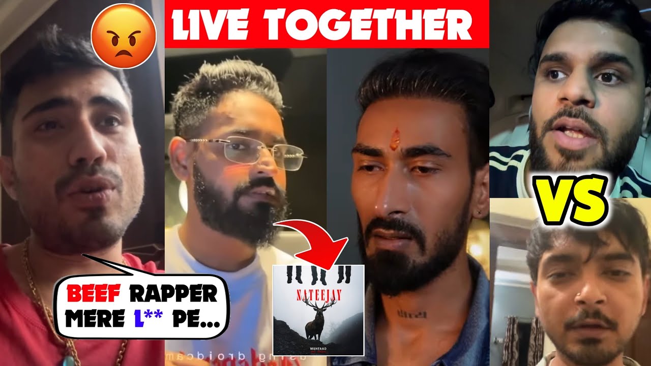 EMIWAY & MUHFAAD LIVE TOGETHER & PLAYING NATEEJAY DISS | KARMA VS FRAPPE ASH | ENCORE ANGRY REPLY 