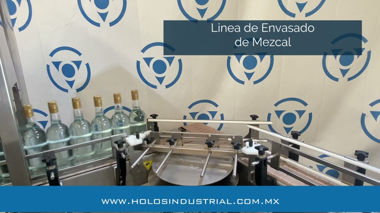 Linea de Envasado de Mezcal