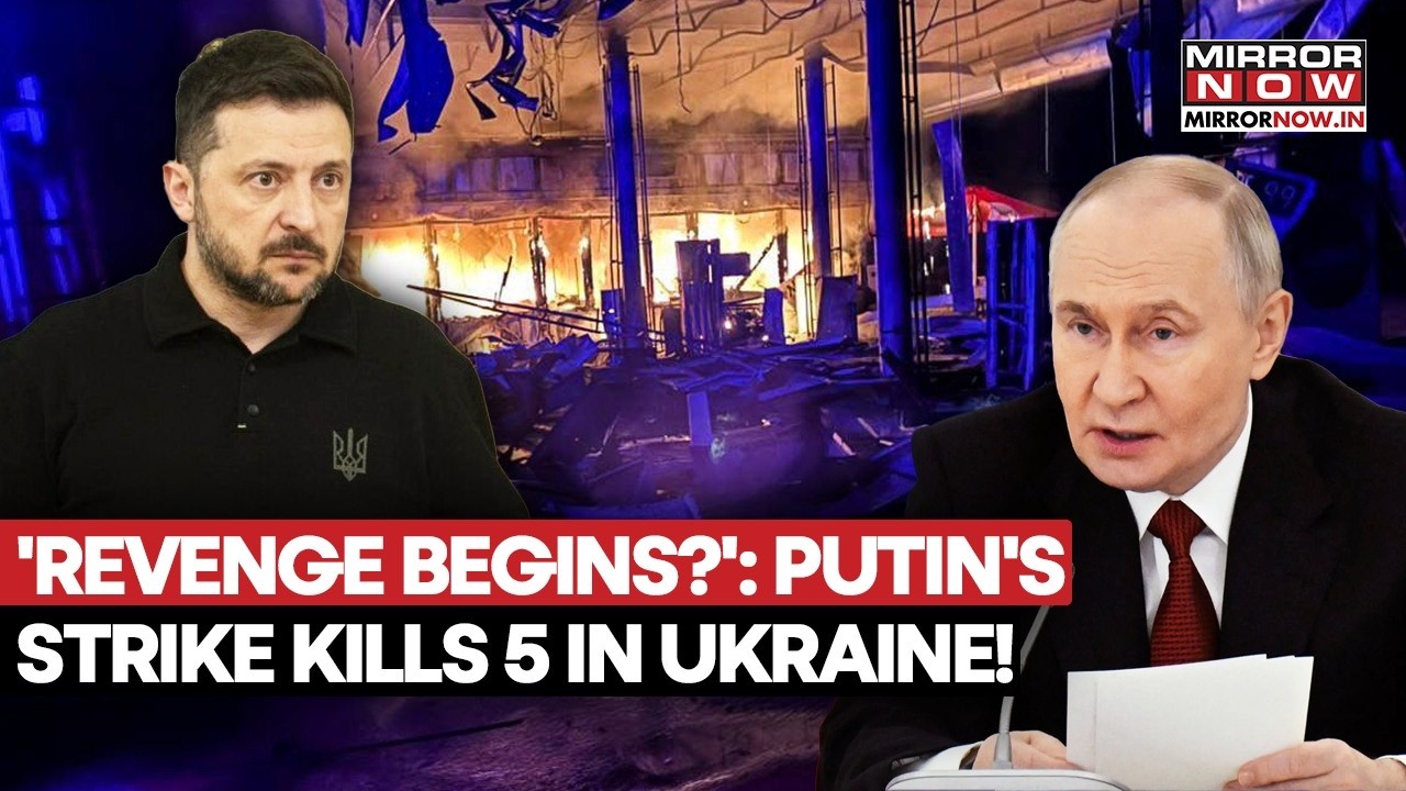 PUTIN'S REVENGE BEGINS? Russian Missiles Kill 5 Across Ukraine Amid Kyiv's Oil Refinery Attack?