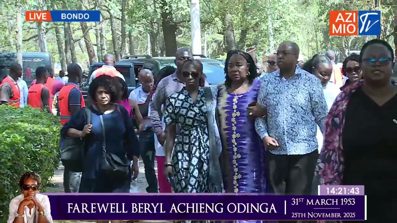 Uncontrollable Emotions Run High as Mama Ida Odinga receives convoy carrying Beryl Odinga in Bondo