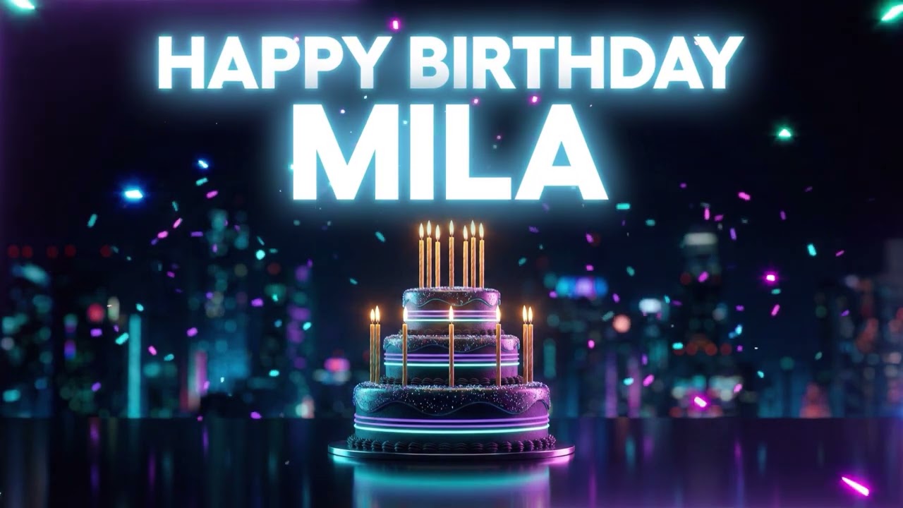 Happy Birthday Song for Mila ✨ Original Party Version