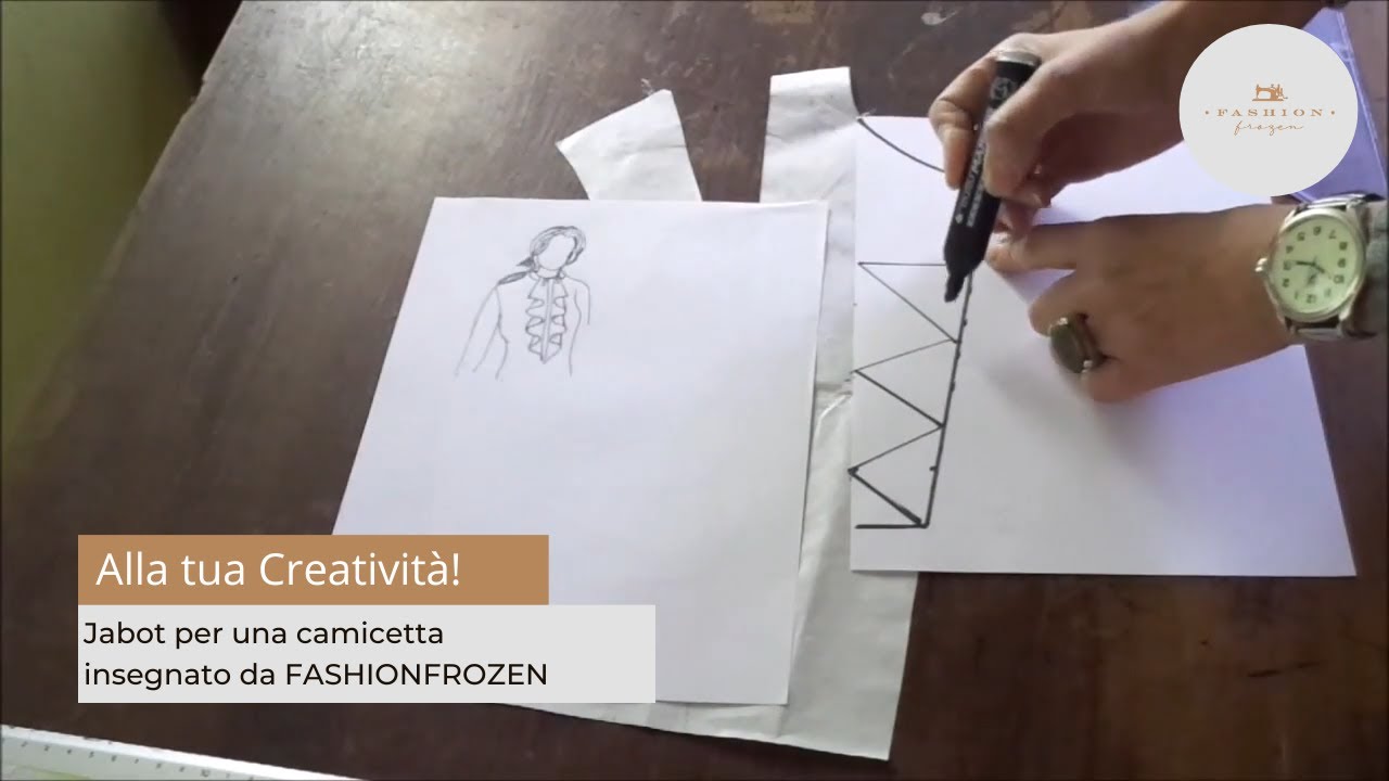 Jabot per una camicetta insegnato da FASHIONFROZEN