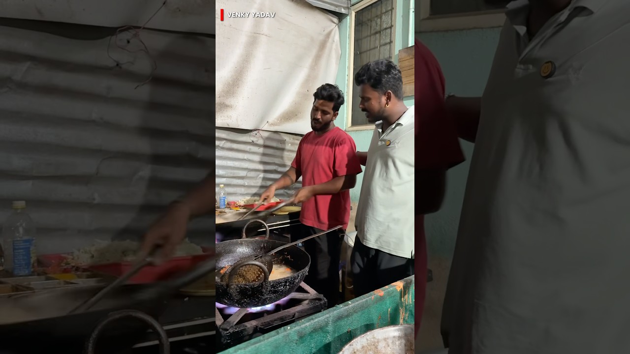 Aravind style lo egg fried rice ‼️💥🔥| venky yadav catering