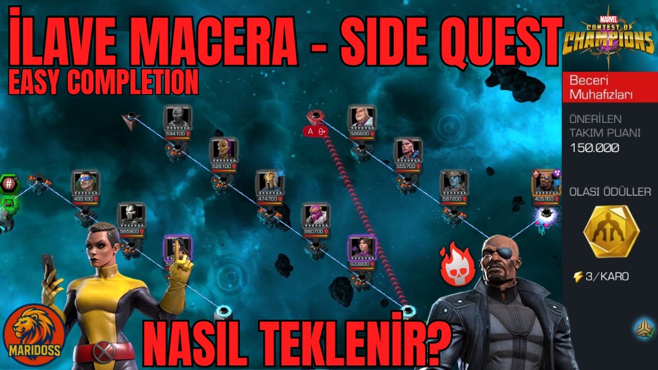 Beceri Muhafızları ONE SHOT! 💥 İlave Macera Karanlık Anka Kuşu Tanıtımı Rehberi | #mcoc