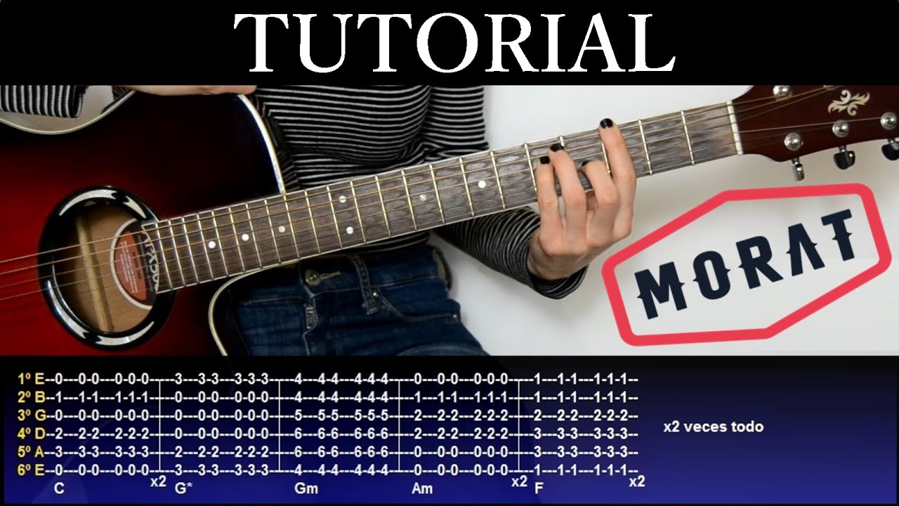 Cómo tocar A Donde Vamos de Morat (Tutorial de Guitarra) / How to play
