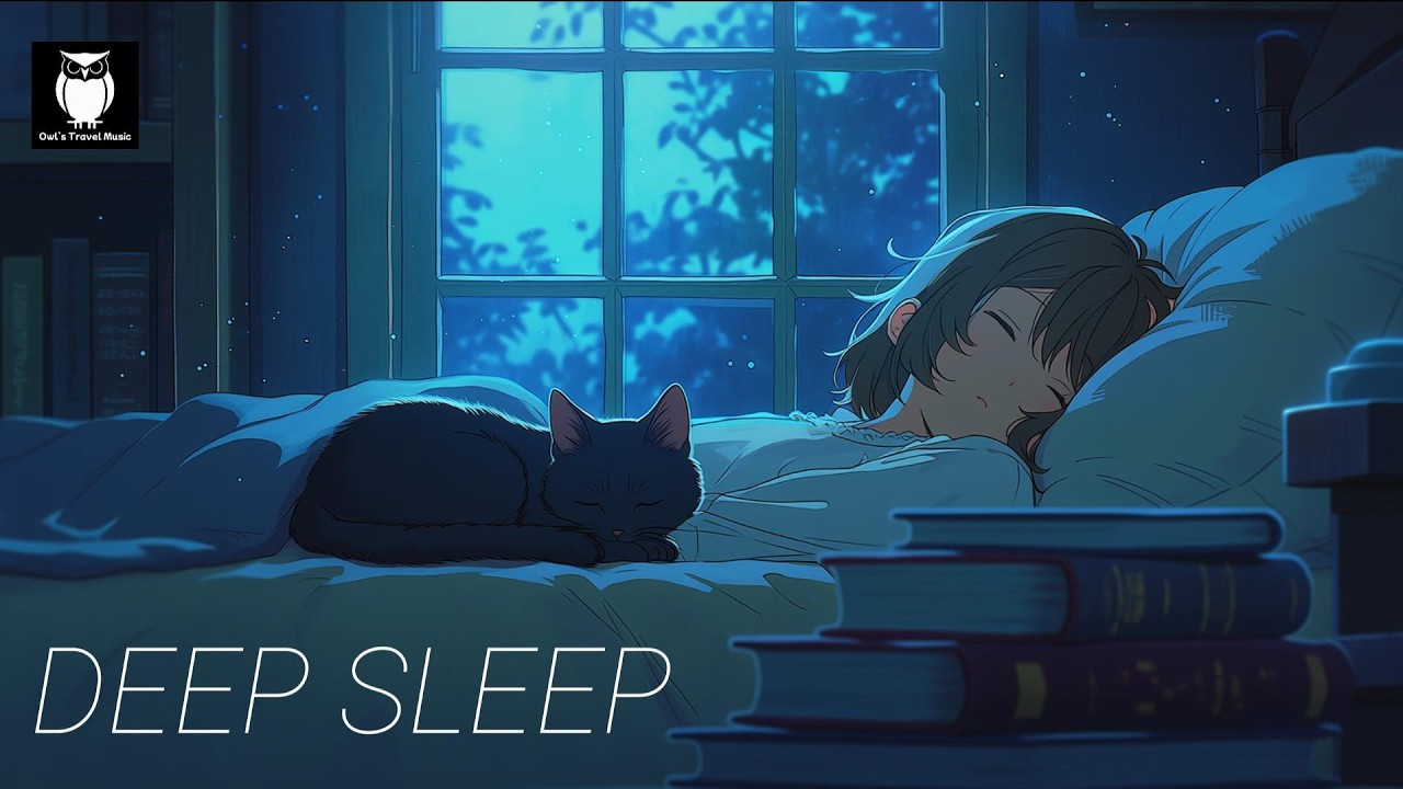 【睡眠用BGM】静かな夜の部屋でおやすみ | Deep Sleep Piano