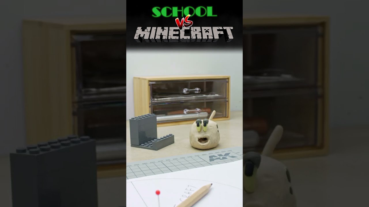 Qute - School 🆚 Minecraft