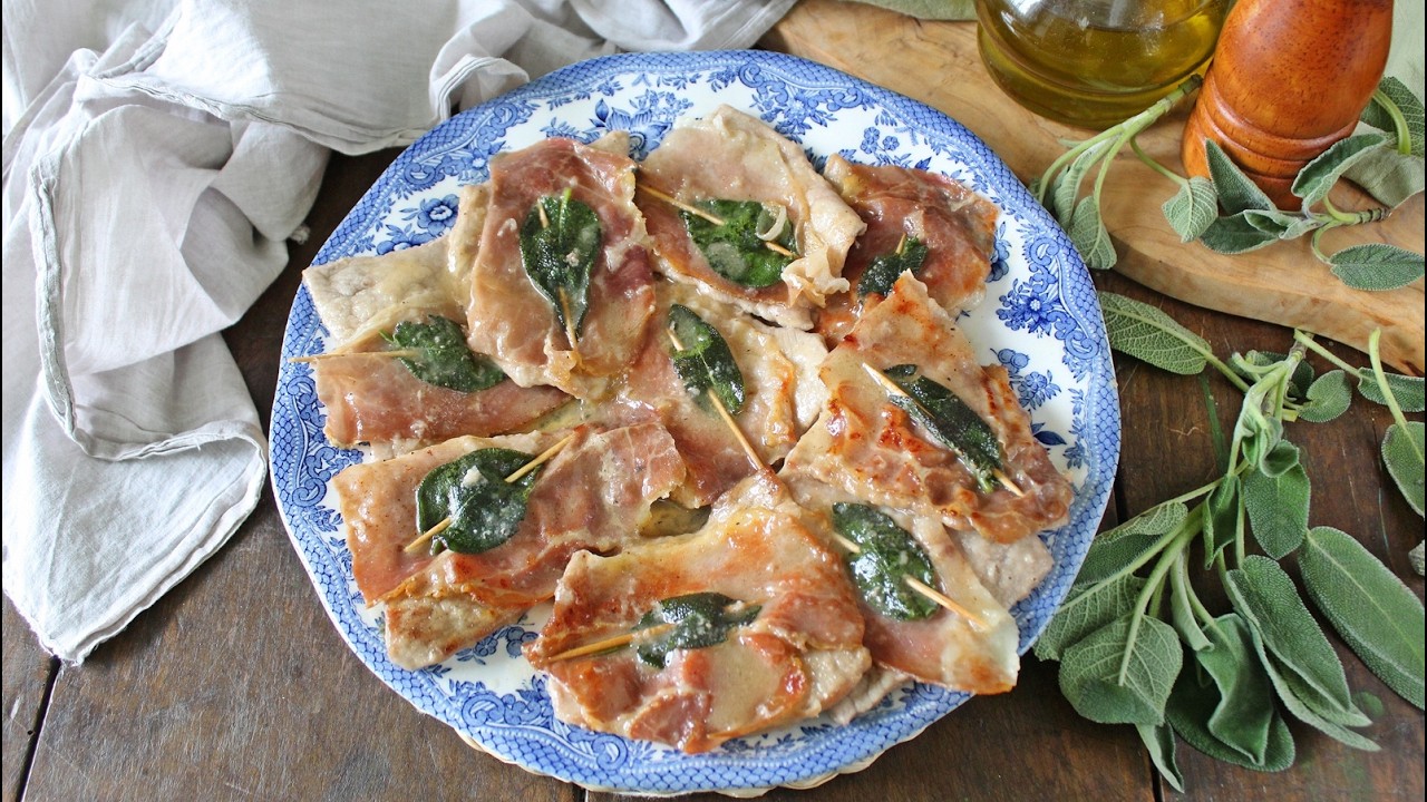 SALTIMBOCCA alla ROMANA, ricetta originale facile  e veloce - La cucina di Rita