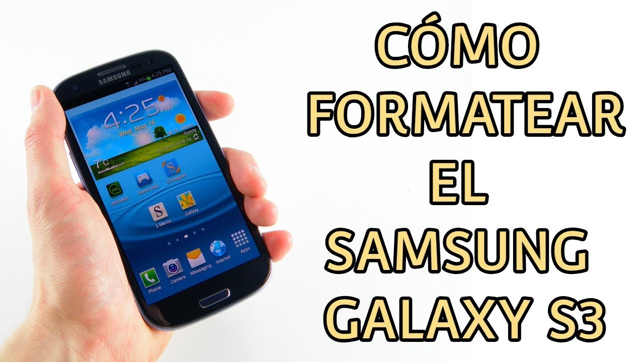 ✅【 Resetear a modo fabrica 】▷ formatear el Samsung Galaxy S3 [FUNCIONA]😱 (HARD RESET)