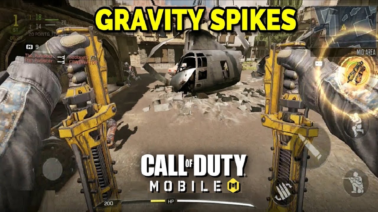 *NEW* GRAVITY SPIKES OPERATOR SKILL Gameplay Call of Duty Mobile