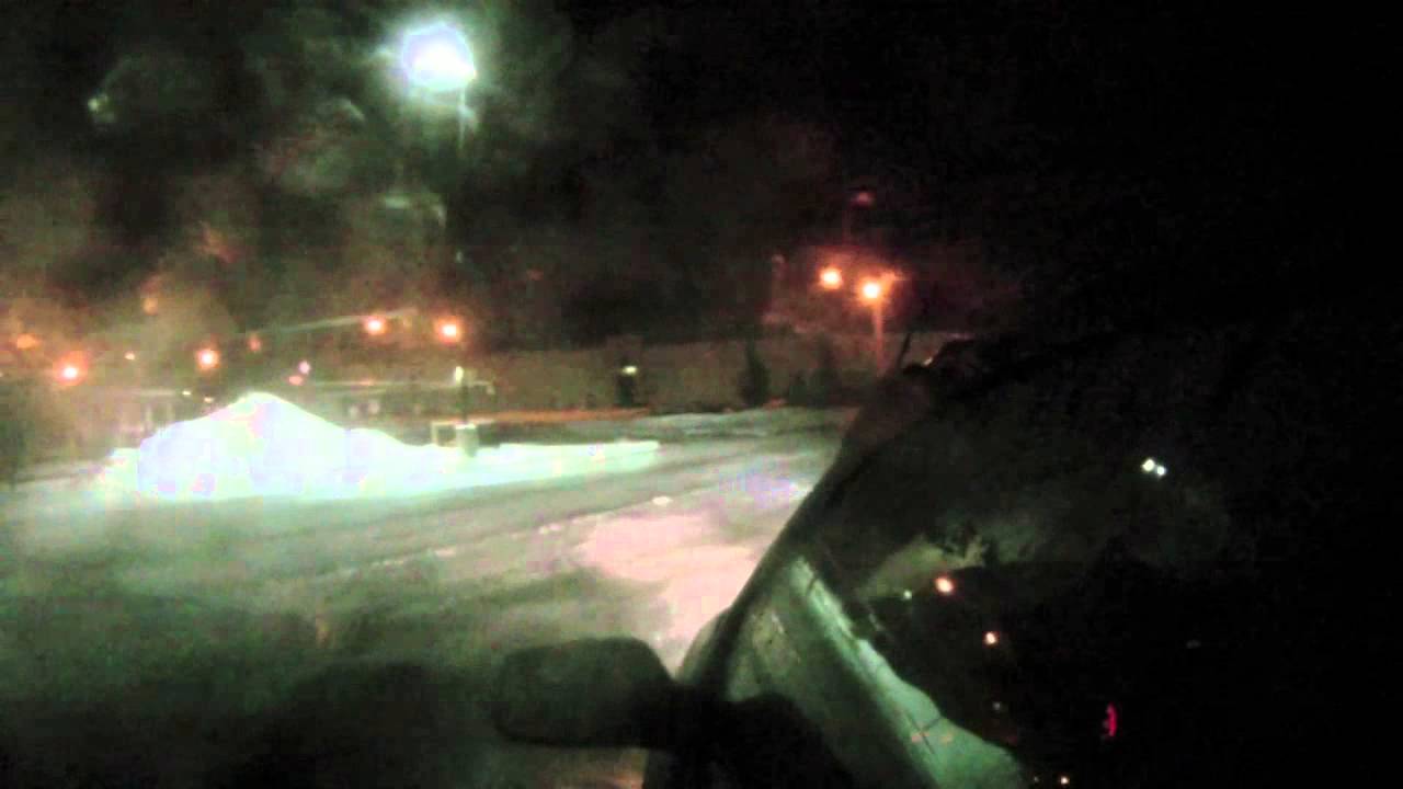 02 Wrx hooning in the snow!