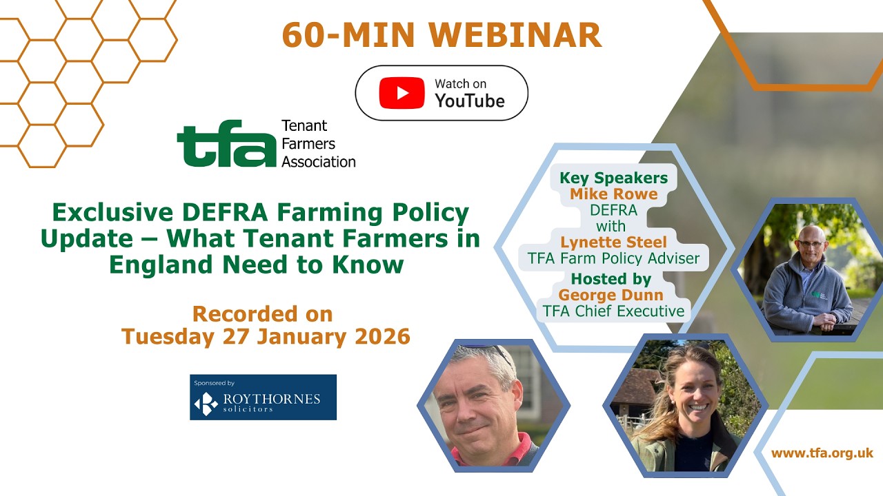 *Exclusive* DEFRA Reveals Early Insights into Farm Policy in England | TFA On Demand Webinar