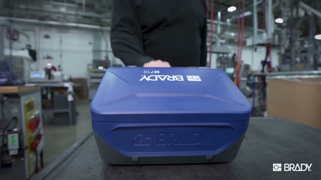 Brady M710 Label Printer Overview Video