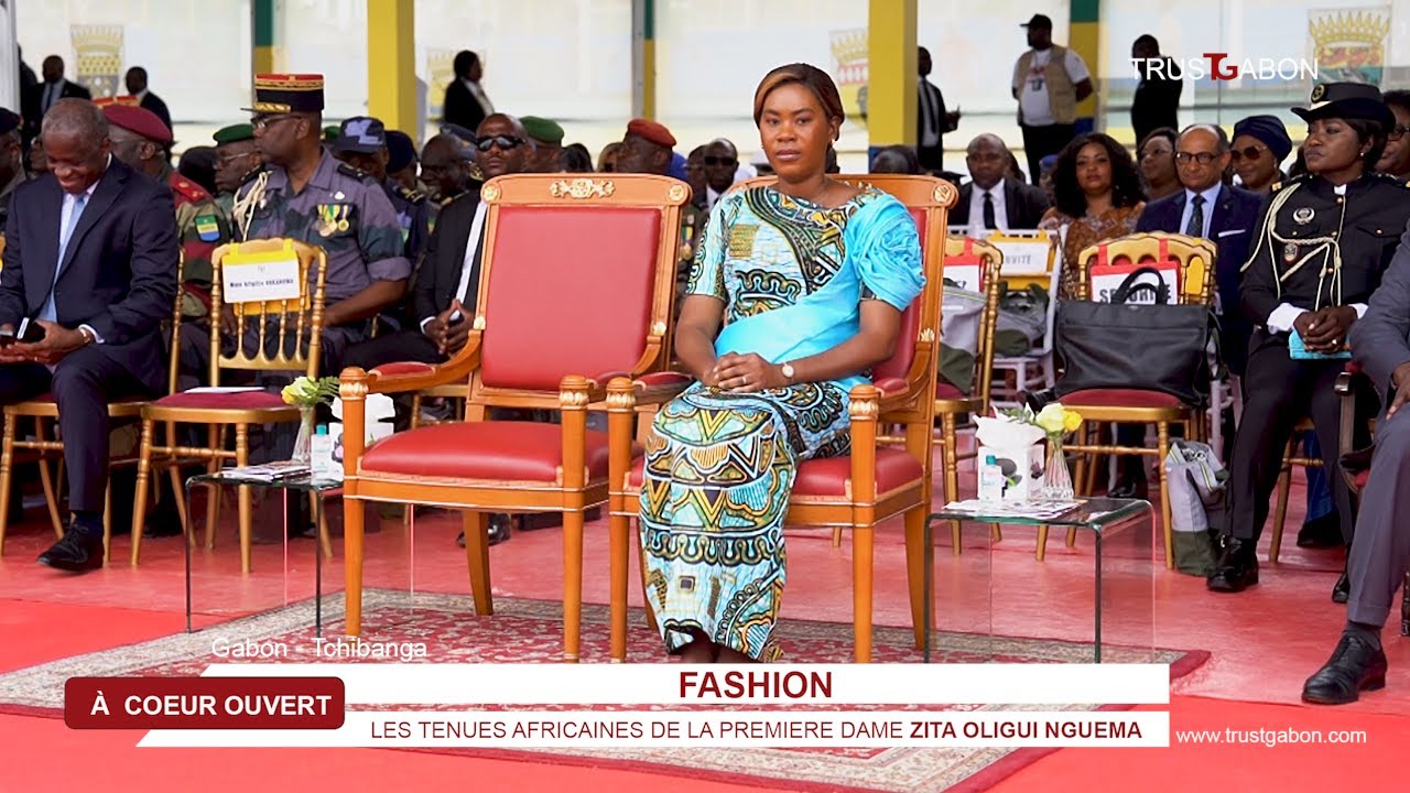 À COEUR OUVERT - FASHION : Les tenues africaines de la Premiere Dame Zita OLIGUI NGUEMA