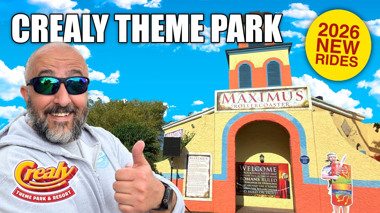 Crealy Theme Park Vlog &ndash; Maximus Rollercoaster & 2026 New Rides Announcement