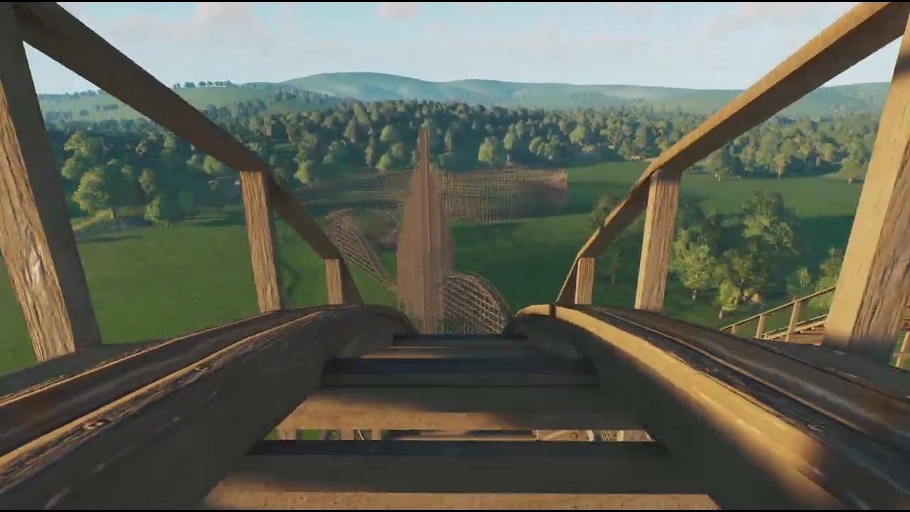 Tallest wooden coaster 