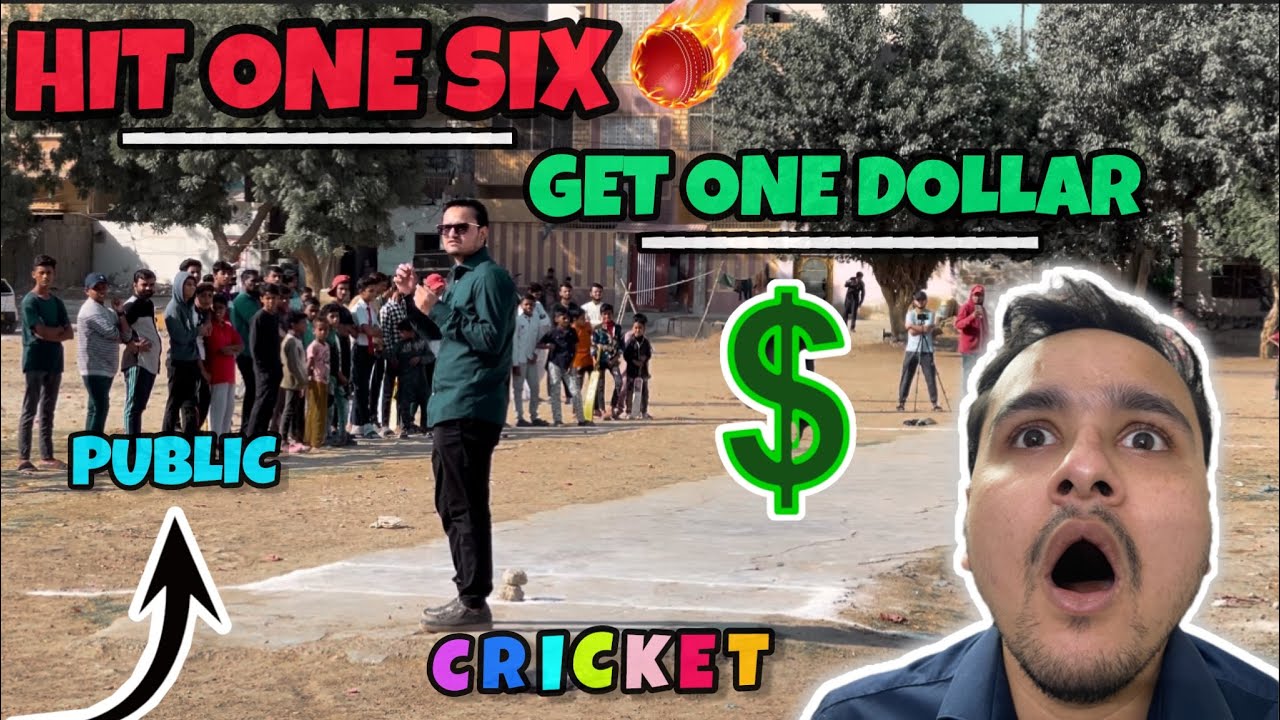 Win a dollar 💵 for one six cricket challenge🔥|LUTO PAKISTAN| #03