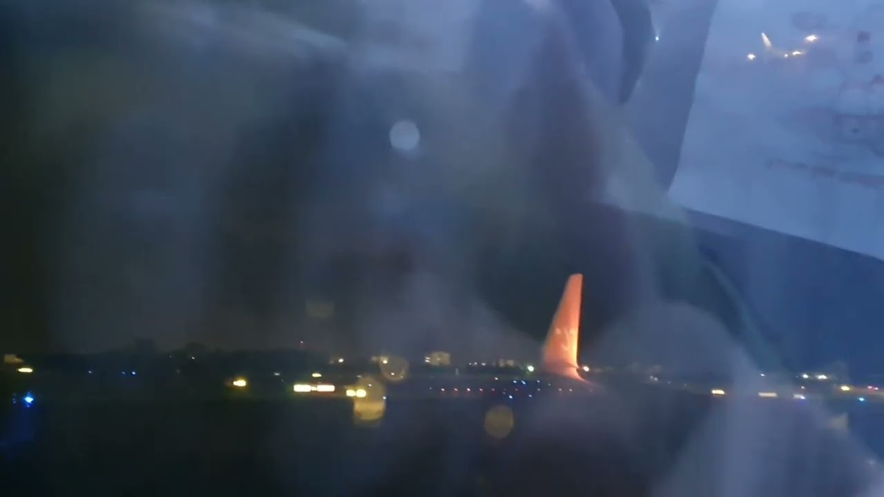 제주항공 인천행 7C2904편 비행기 엔진 시동 영상