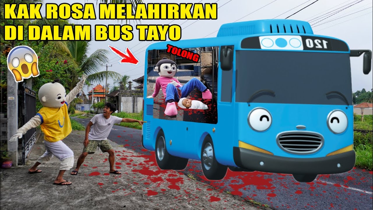 KAK ROSA MIELKAHOUIRKOUEAN DI DALAM BUS TAYO?!