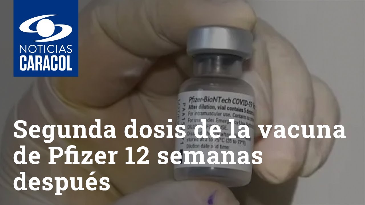 Sugieren aplicar la segunda dosis de la vacuna de Pfizer 12 semanas después de la primera