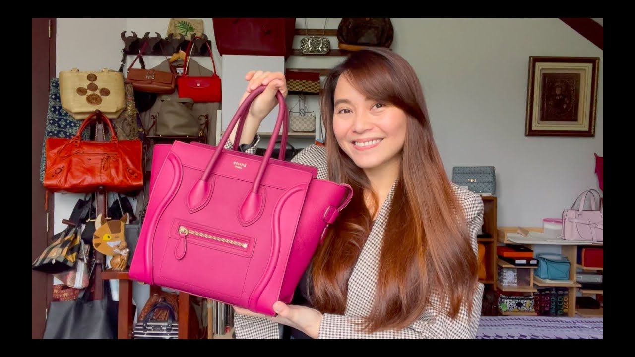 What's In My Work Bag | What fits in a Celine Luggage Bag in Micro | Law Work | Luxury Handbag