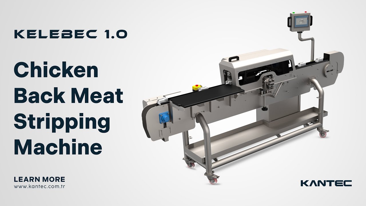 Kelebec 1.0 | Chicken Back Meat Stripping Machine for Slaughterhouses
