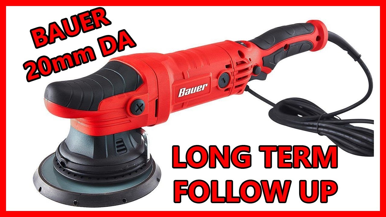 Полировщик Harbor Freight Bauer Polisher 20 мм - контроль через 3 месяца - прижился ли он в профе...