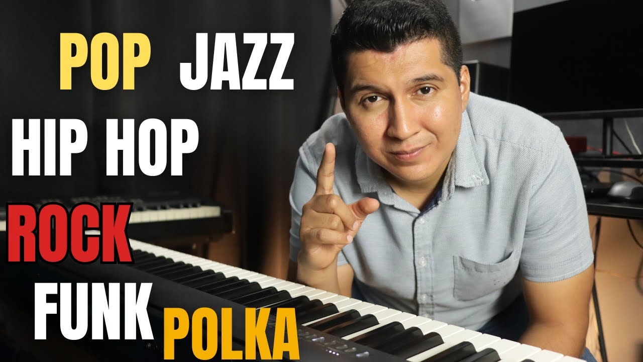 6 Patrones de Acompañamiento para 6 Estilos Diferentes! (Lección de Piano)