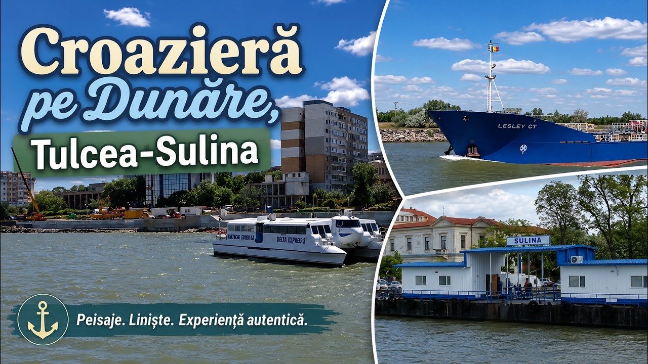 Tulcea-Sulina, cu pasagerul Navrom Delta