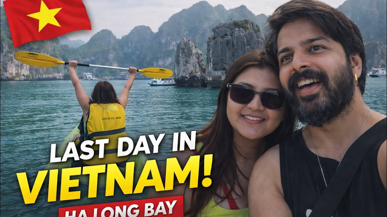 Last day in Vietnam 🇻🇳 | Halong Bay Cruise |Vietnam Series | Final Episode 🥹 