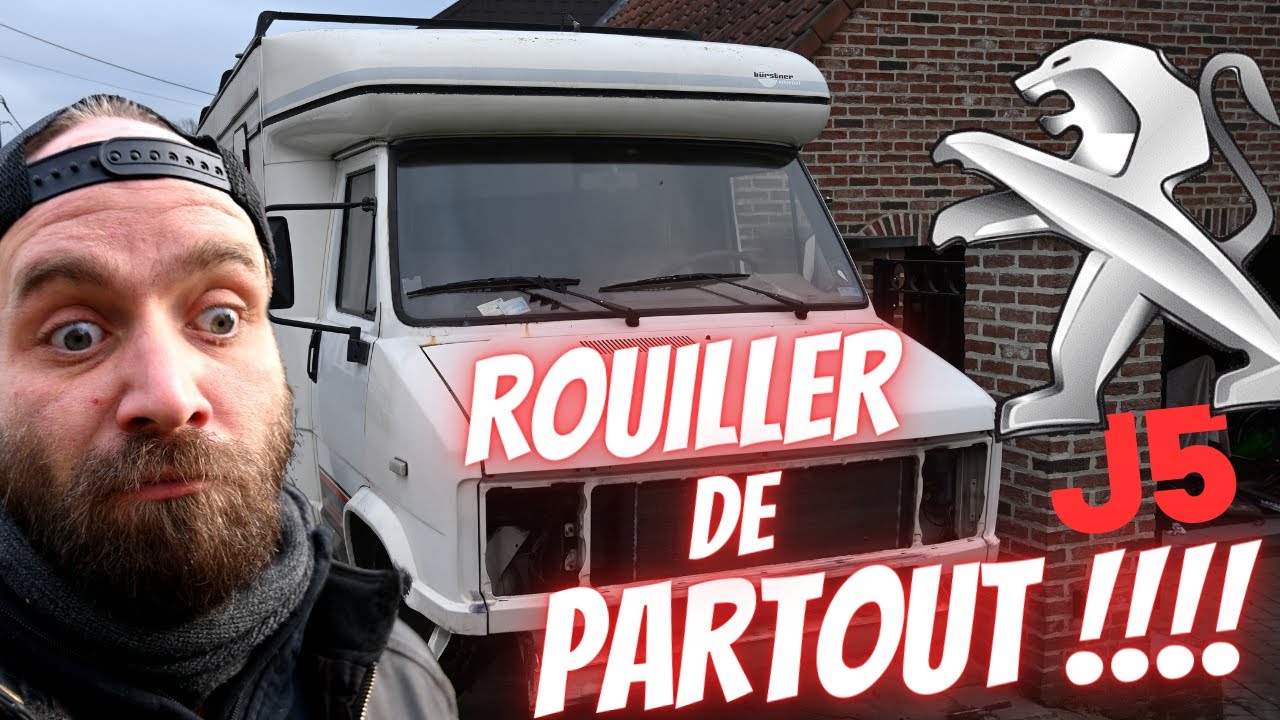 Rouiller de PARTOUT le Peugeot J5 !!!