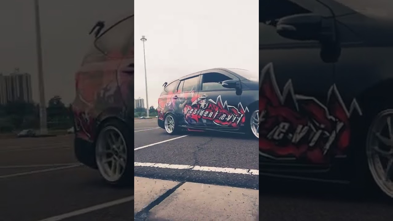 Modifikasi sigra sticker Resident evil 4 pertama di Indonesia