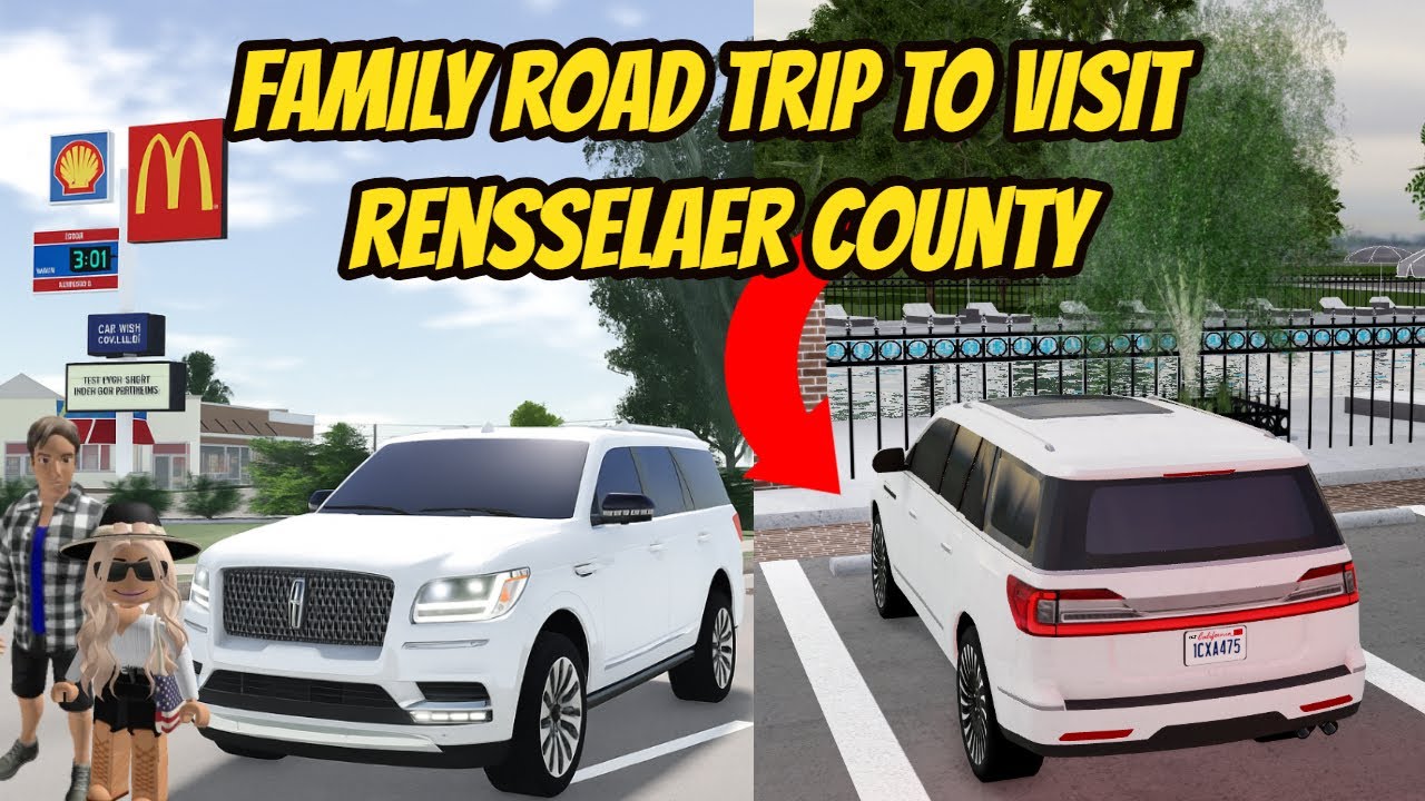 Greenville, Wisc Roblox l *MASSIVE* Family Road Trip Vacation to Rensselaer County Roleplay