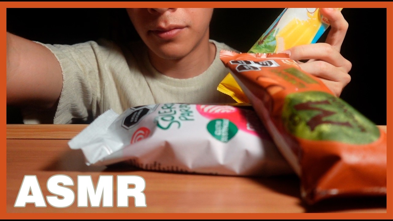 ASMR comiendo PALETAS DE HIELO (Magnum, Solero, etc.) (EATING SOUNDS) | Tobi ASMR