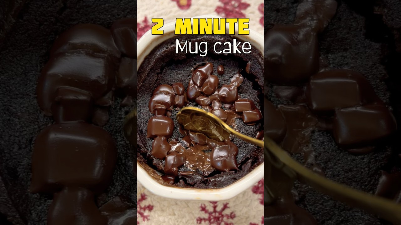 2 Minutes Mug Cake Recipe | Sunfeast Dark Fantasy Choco Fills Dessert | Quick Chocolate Treat 🍫✨