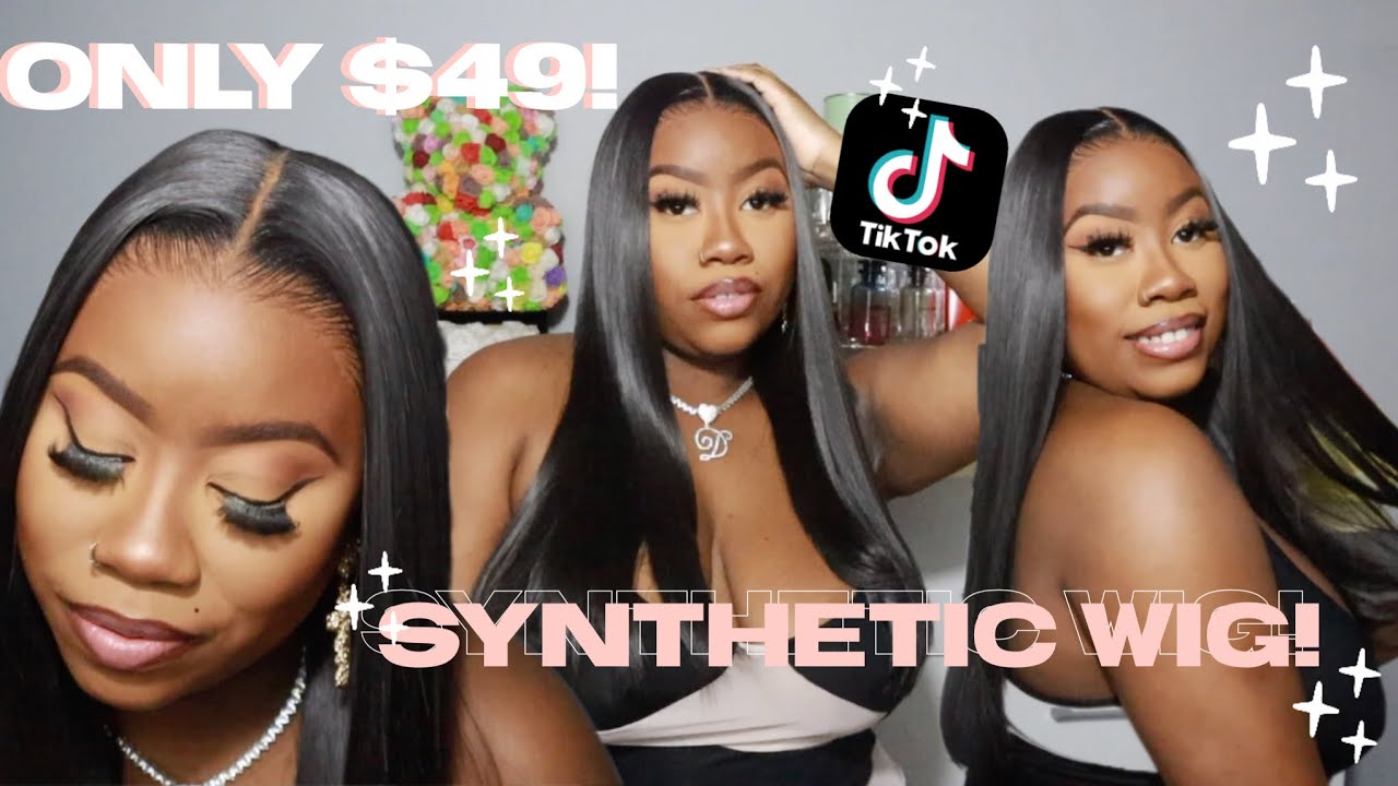 $49 Synthetic 7x9 Closure Wig Install from TIKTOK SHOP! FT UA Hair | The Tastemaker