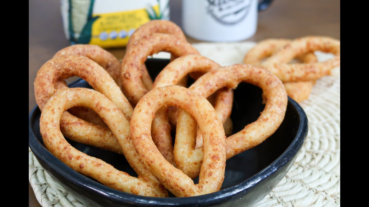 Receta con harina pan, Rosquetes de queso.