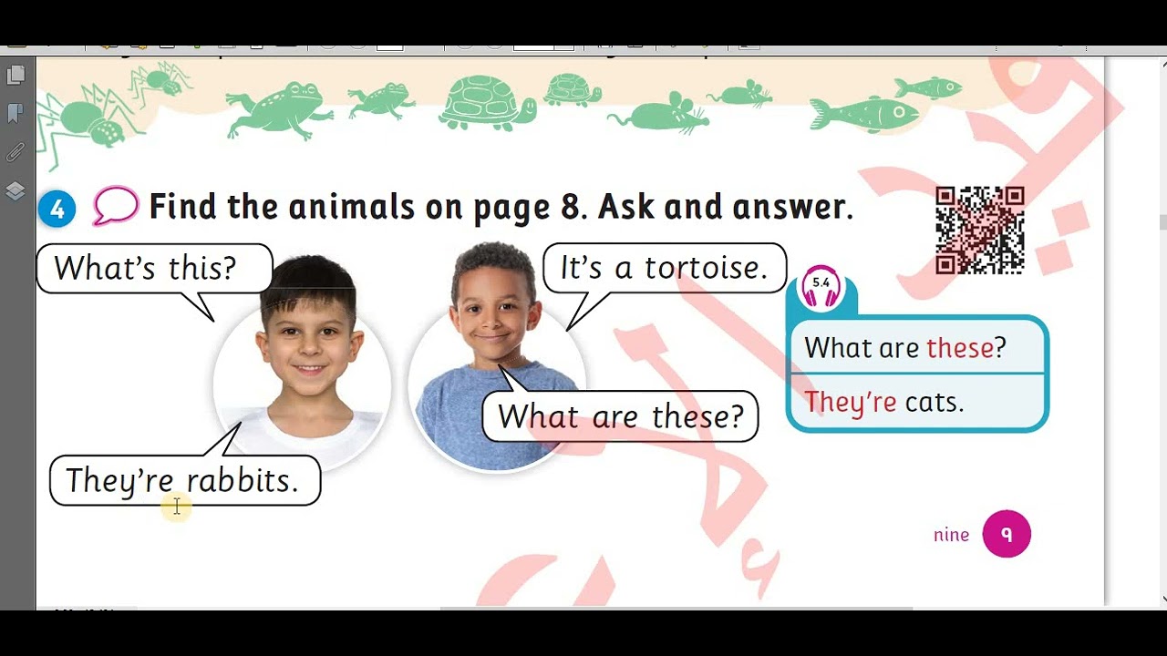 صفحة 9 صف ثاني انجليزي كتاب الطالب فصل ثاني