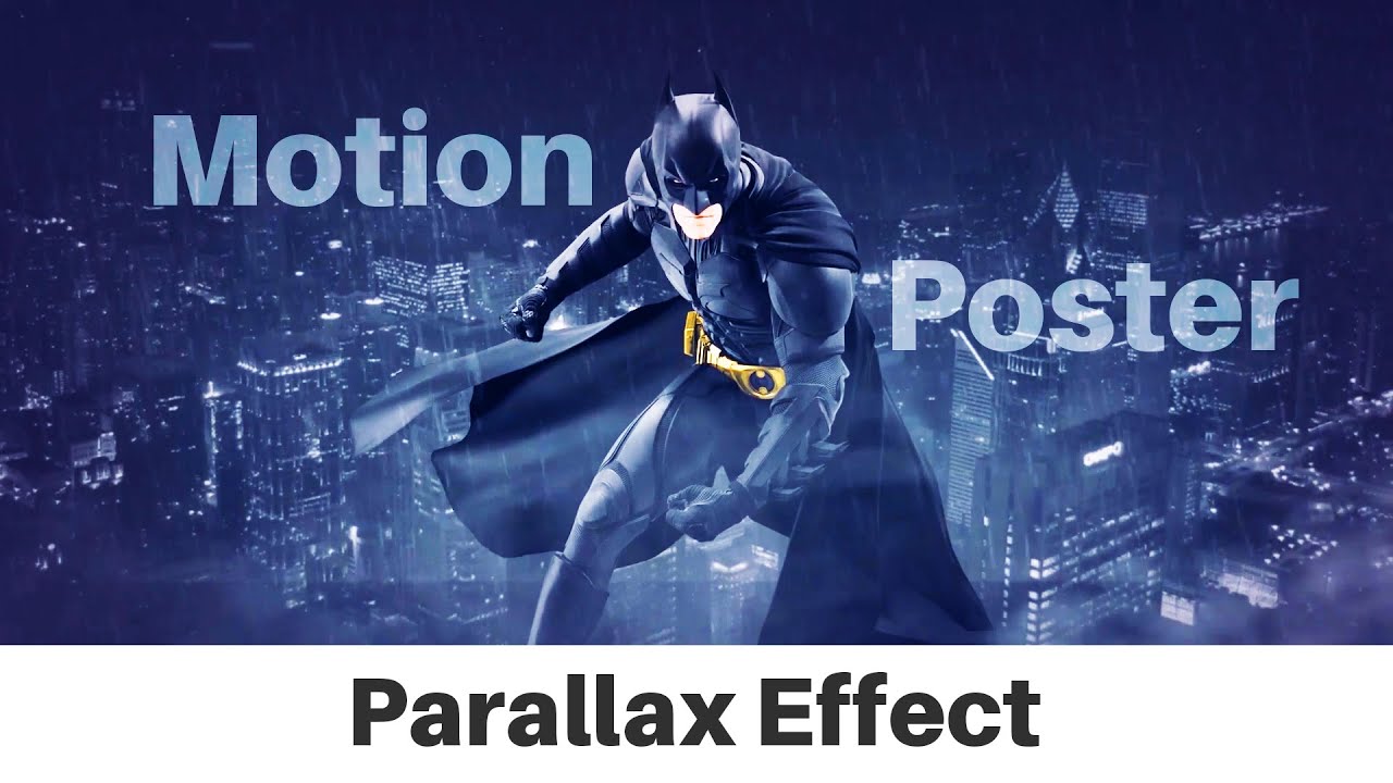 Create stunning Parallax effect in After effects | Motion Poster | Free Project File