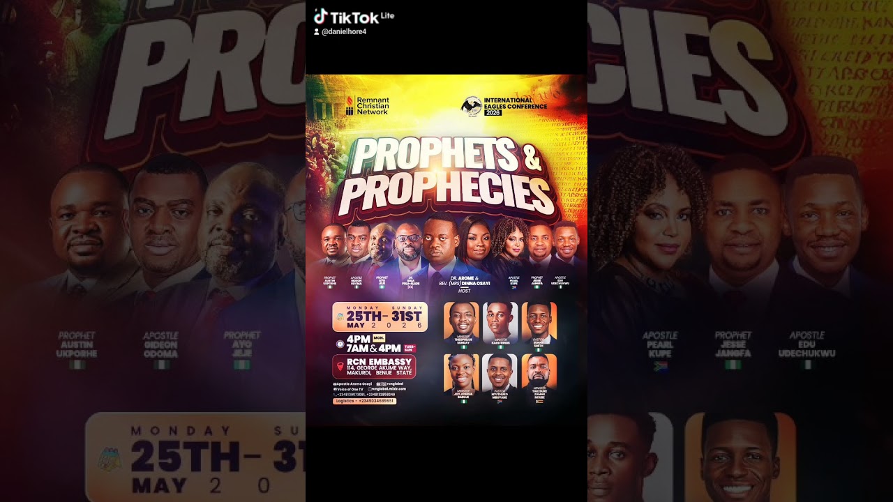 IEC 2026 🔥🔥🔥 PROPHETS AND PROPHECIES