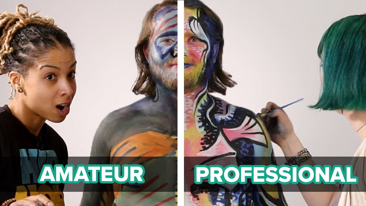 Amateur Vs. Professional Body Painter