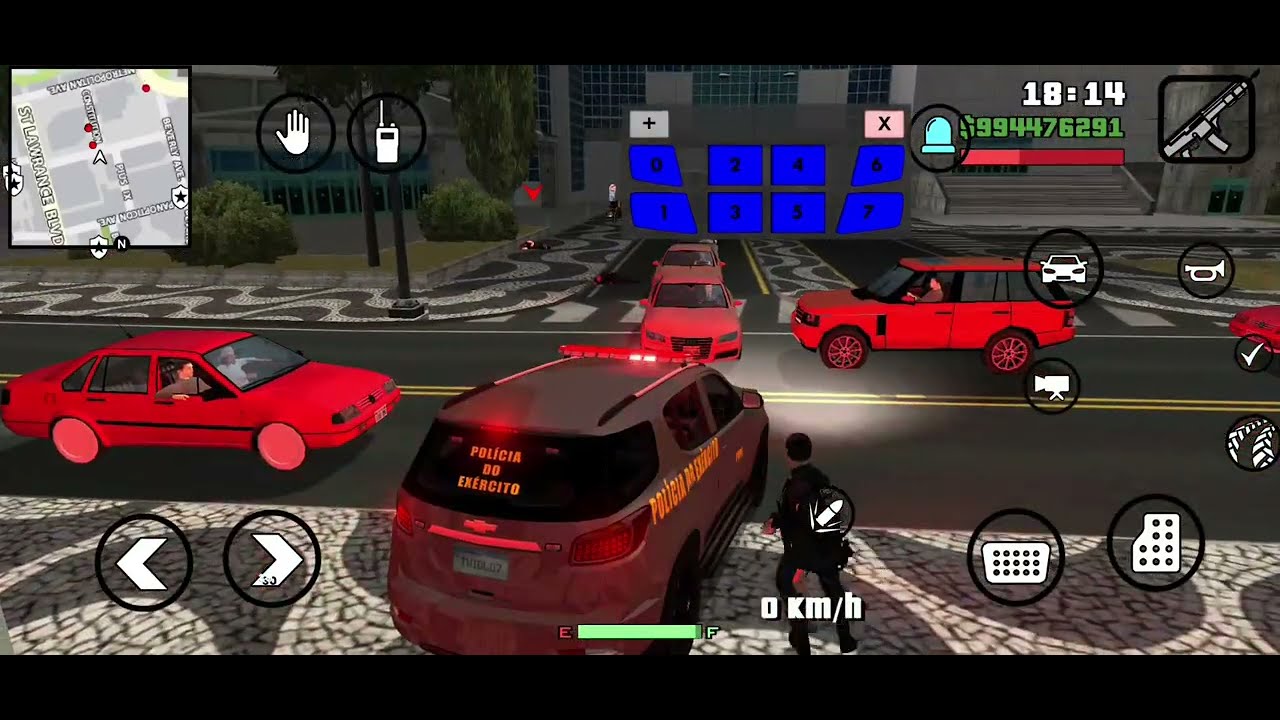 Gta San andreas Policia do Exército brasileiro nas Ruas de Los Santos 