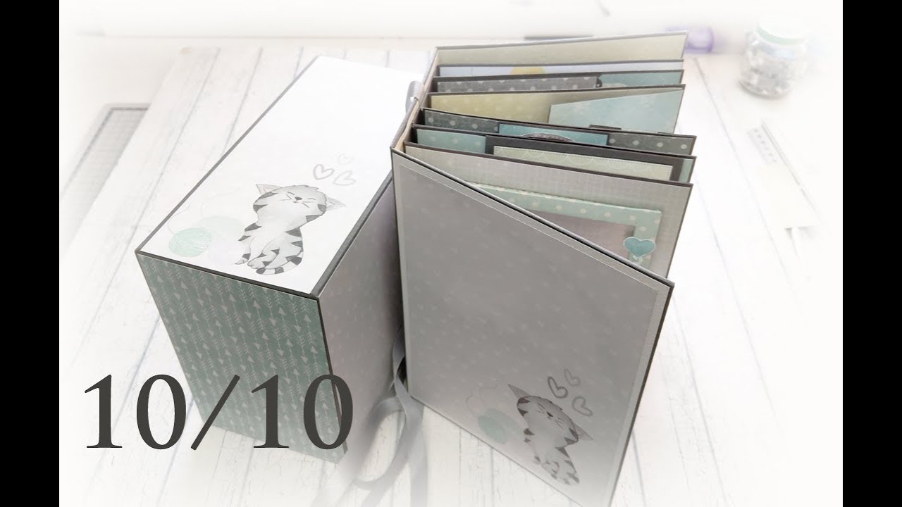 Album dziecięcy My Cat Friend /TUTORIAL #10 ETUI