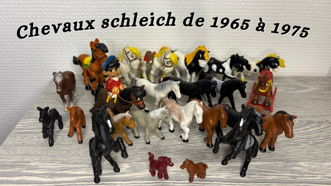 Chevaux schleich de 1965 à 1975