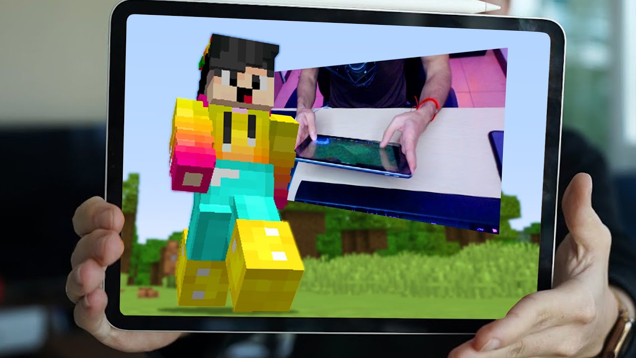 As&iacute; JUEGO Minecraft POCKET EDITION en un IPAD || PVP