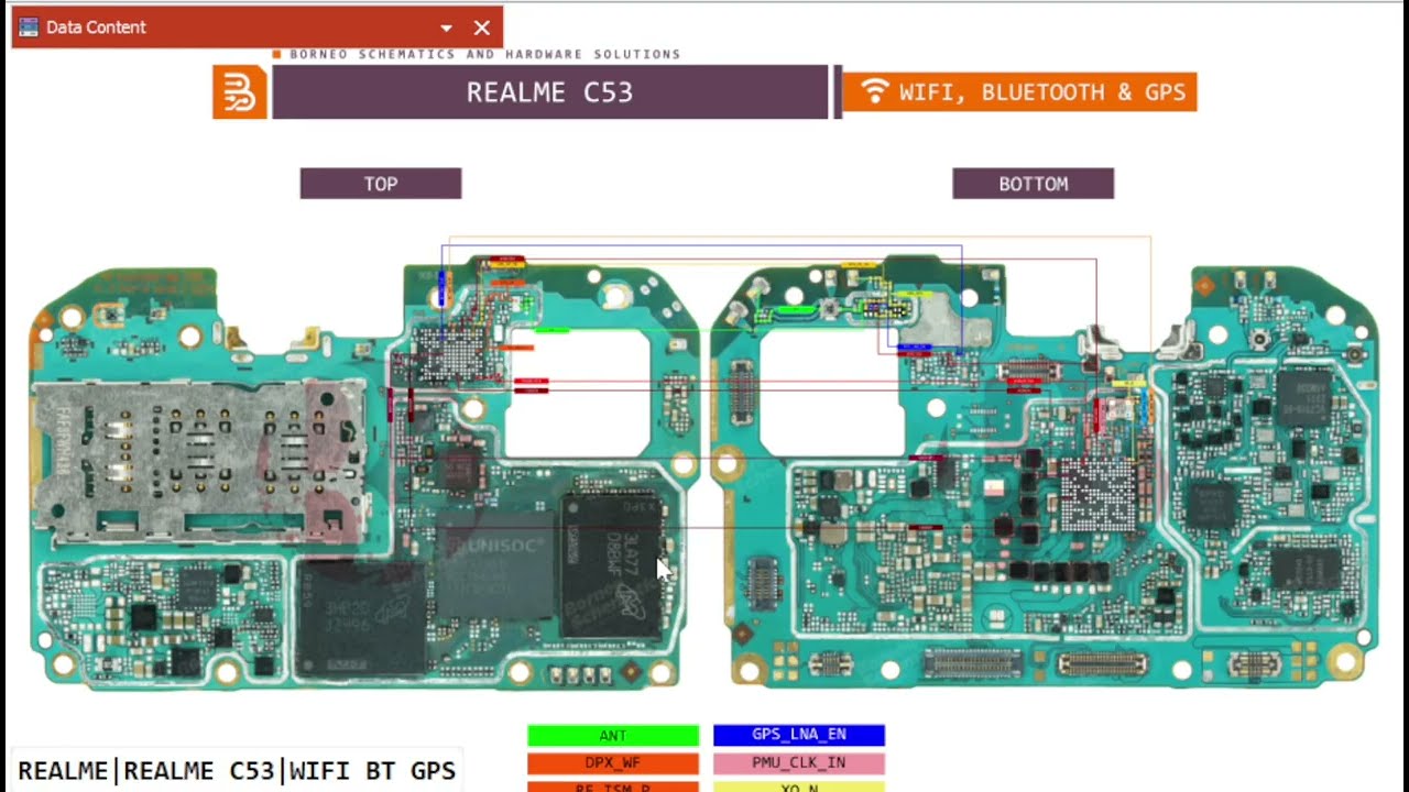 REALME C53 Schematic Diagram all Section Jumper Ways Hardware Solution...