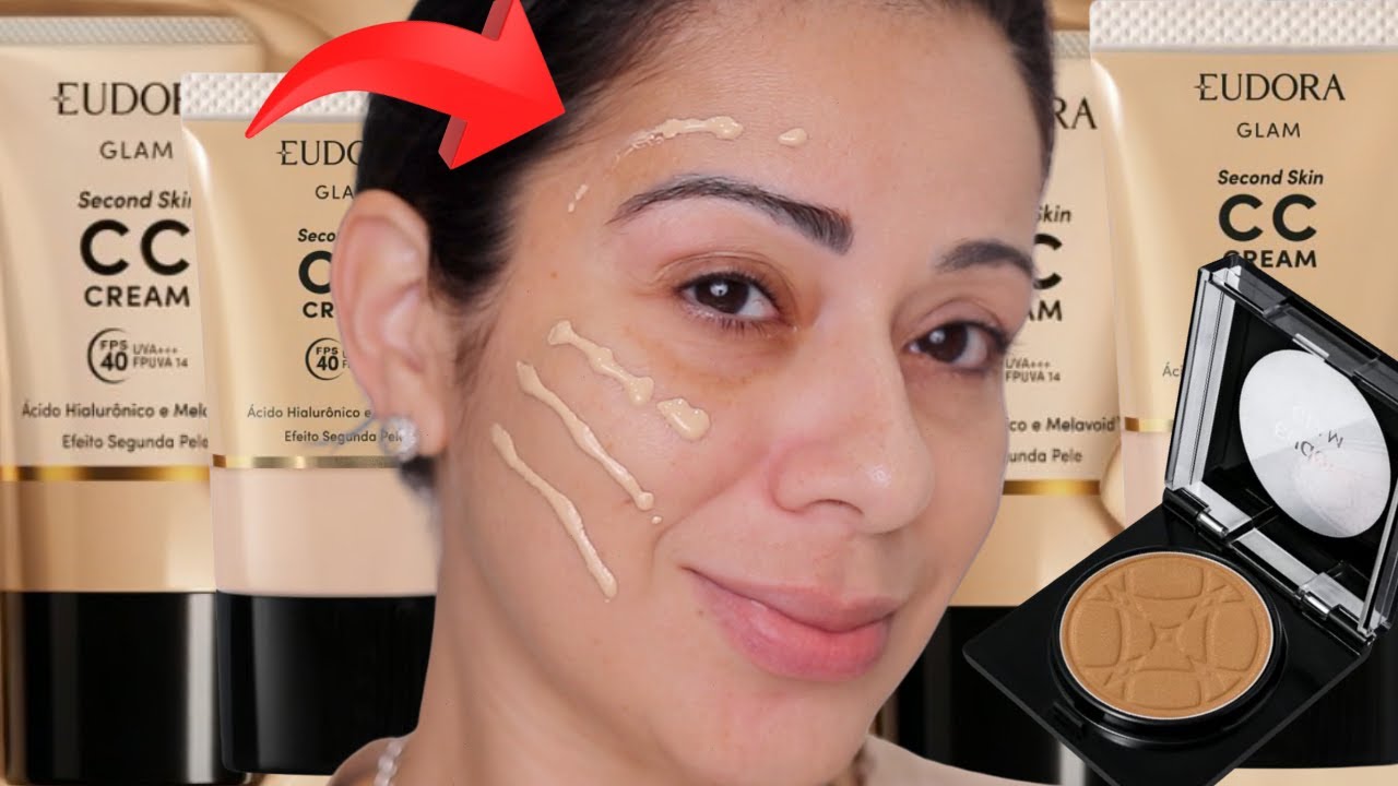 NOVIDADE EUDORA GLAM | CC CREAM SECOND SKIN + NOVO BLUSH